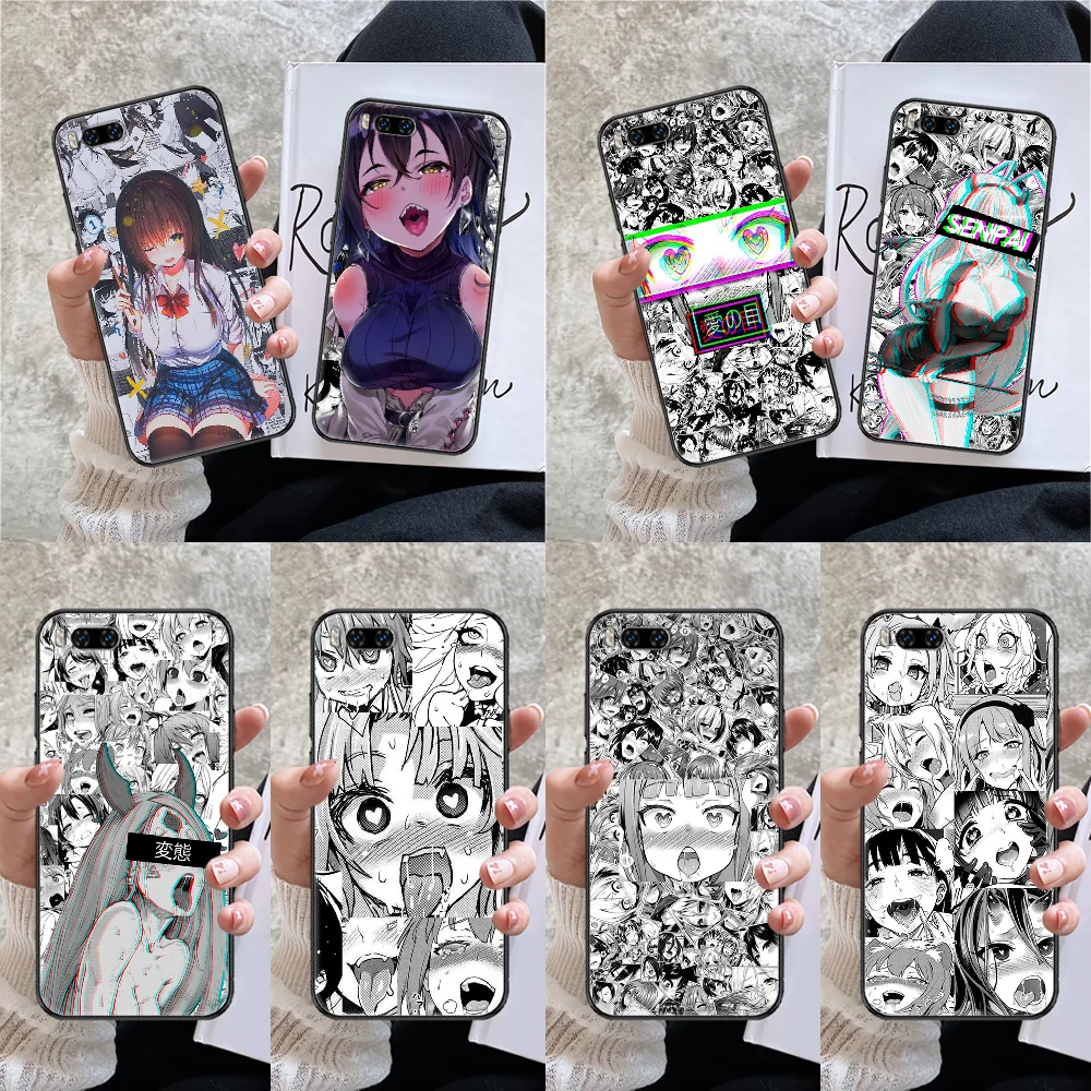 Чехол для телефона с японским аниме Hentai Sexy Girl Для Xiaomi Mi Note 8 9 10 11 9T 10T A3 Lite Pro Ultra black 3D