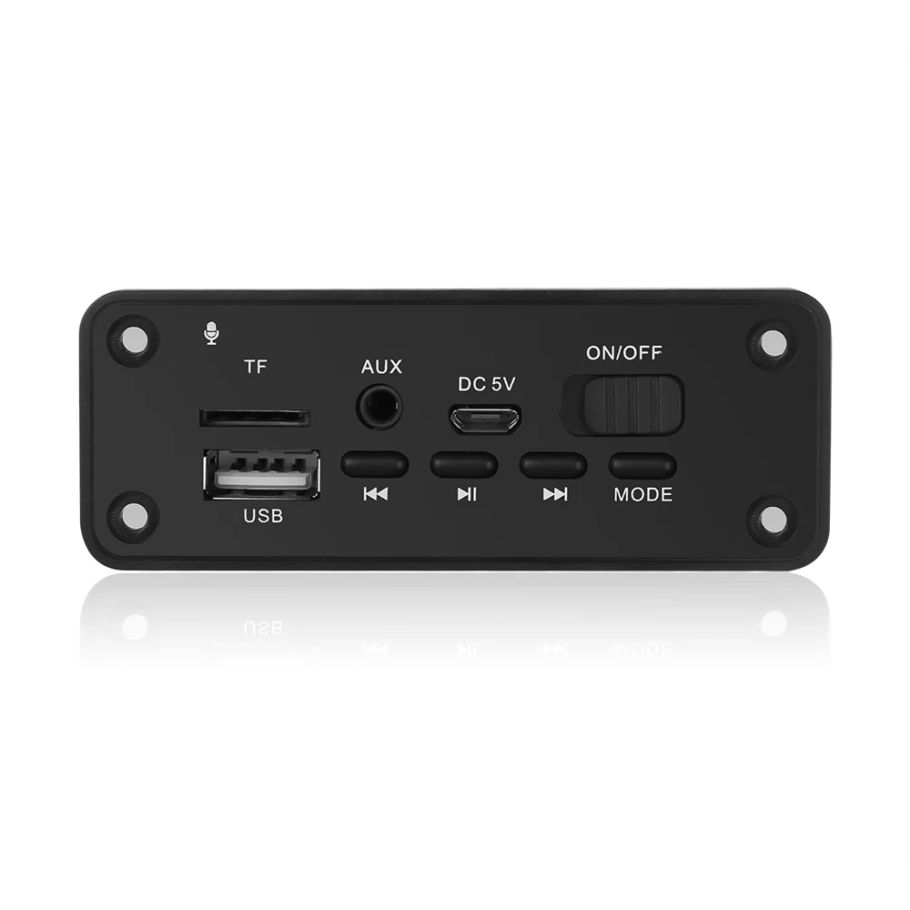 Mp3 плеер с микрофоном Bluetooth 5 0 2*3 Вт FM радио AUX 3 мм|MP3-плеер для авто| |