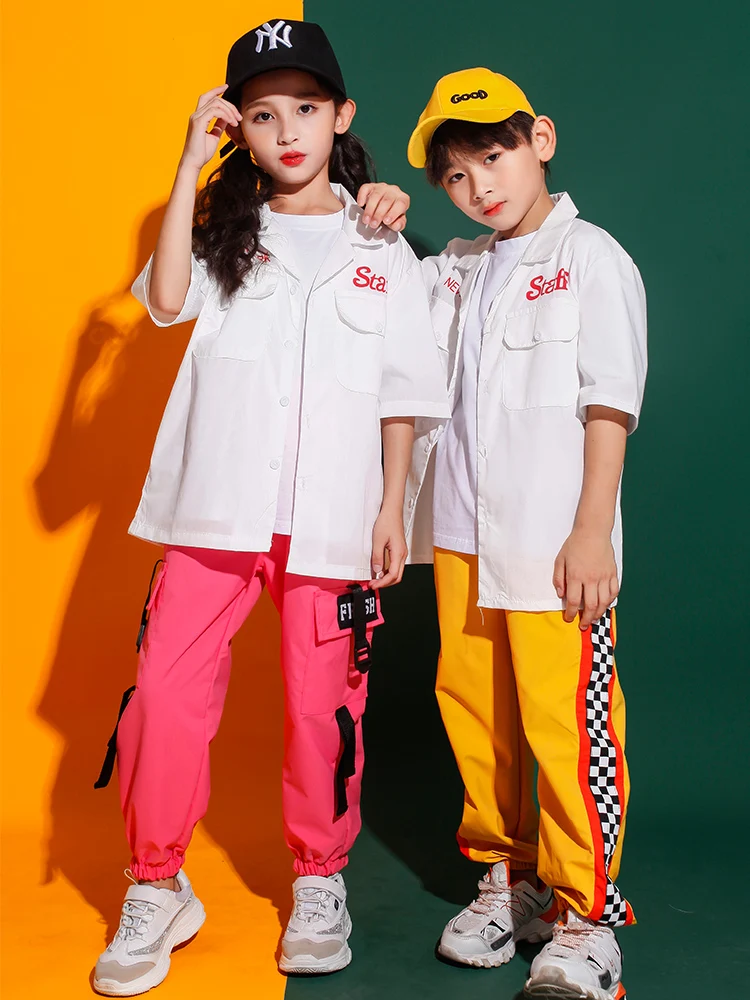 Джаз для мальчиков современные танцевальные костюмы белая футболка штаны бега