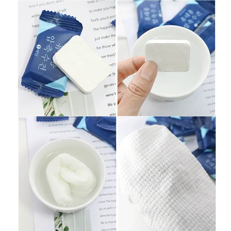 Одноразовое Хлопковое полотенце для путешествий 20 шт./компл.|Полотенца лица| |