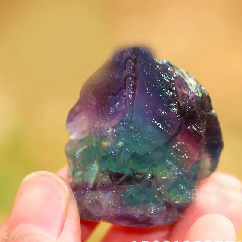 5Pcs colorful Natural Fluorite Crystal Striped 1.5-65CM Quartz Stone Point Healing Wand Treatment | Дом и сад