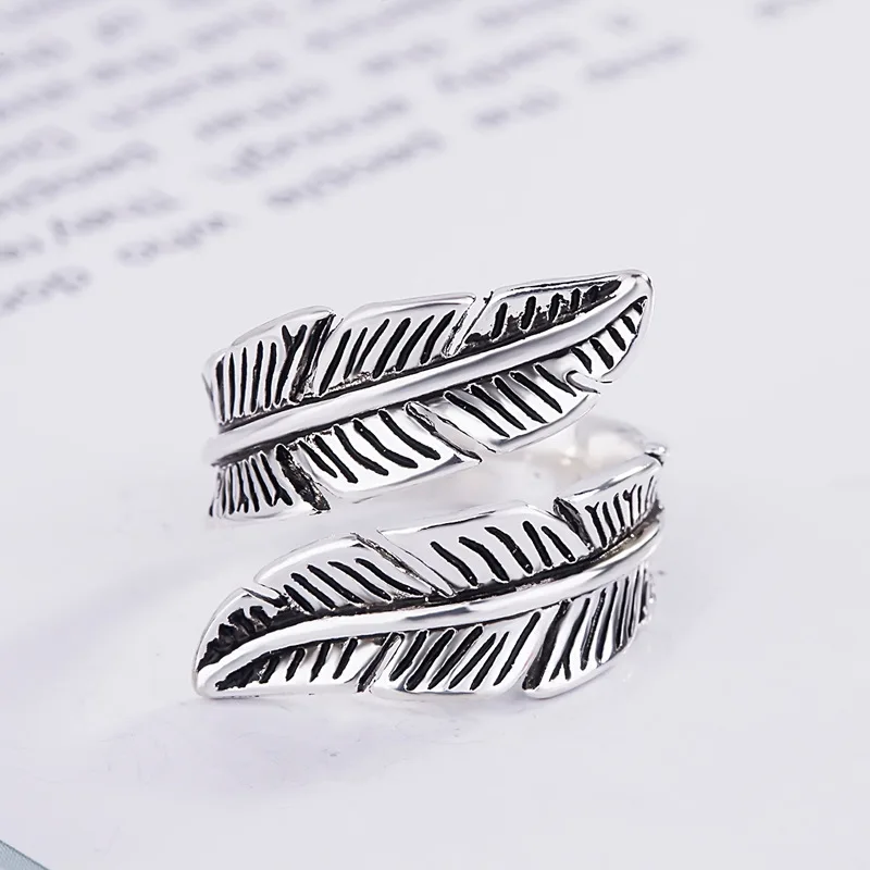 Yungqi новые модные антикварные открытые кольца с листьями для женщин нежное