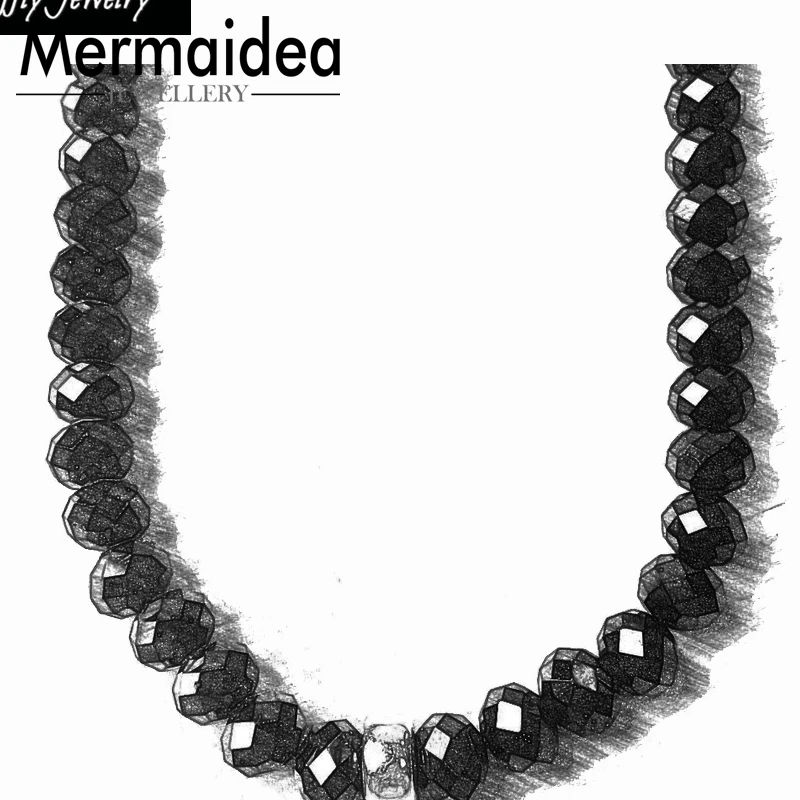 Ожерелье из бисера граненый Шарм Перевозчик Европа трендовый клуб европейский