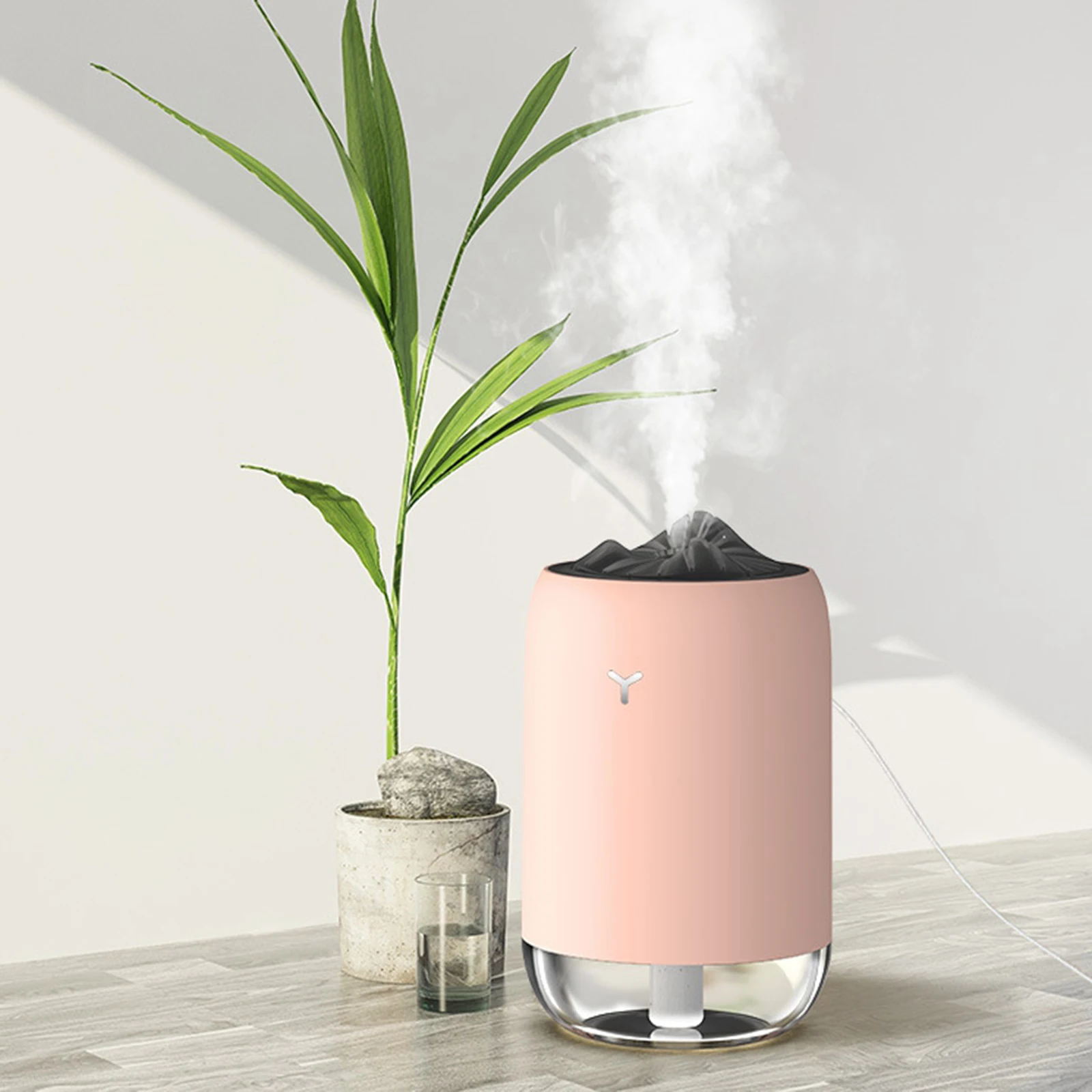 

Mini 200/260ML Ultrasonic Humidifier Tabletop Personal Ultra Quiet Colorful Light Aroma for Baby Home Auto Shut-Off