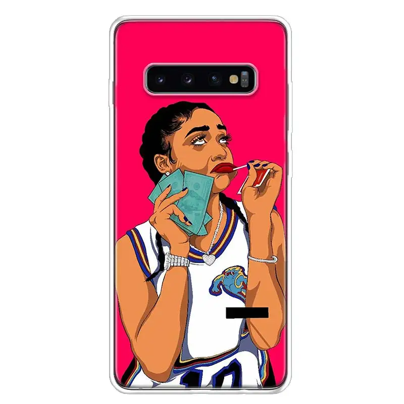 

Make Money Cash Black Spoiled Girl Cover Phone Case For Samsung Galaxy A51 A71 A50 A10 A20E A30 A40 A70 M30S A01 A21 A6 A7 A8 A9
