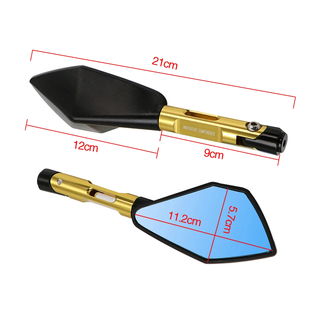 Чехол для мотоциклетного зеркала ZS Racing боковое зеркало заднего вида 7/8 дюйма 22 мм