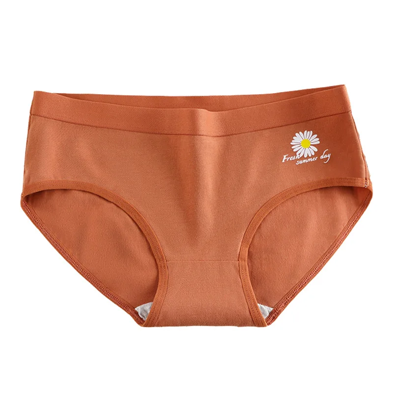 

CINOON Cotton Panties Women's Low-Rise Briefs Soft Breathable Underwear Sexy Female Lingerie Flowers Pattern Girls Soft Briefs