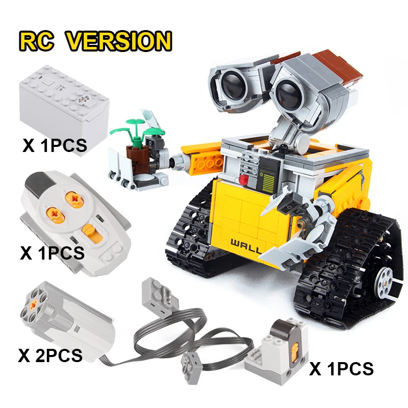 609 шт. настенные фигурки роботов совместимы с Lepinglys Technic 21303 строительный блок