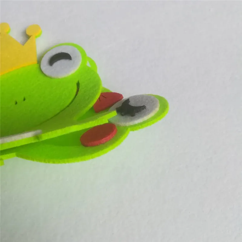 Фетровые поделки Лягушка принц и принцесса товары для раннего обучения