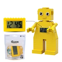 clock watch parts building blocks 2x8 diy calendar time city model accessories bricks construction toys for children gifts