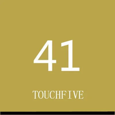TOUCHFIVE 168 цветов одиночные художественные маркеры Кисть ручка эскиз на спиртовой основе маркеры двойная головка манга ручки для рисования товары для рукоделия - Цвет: 41-olive green