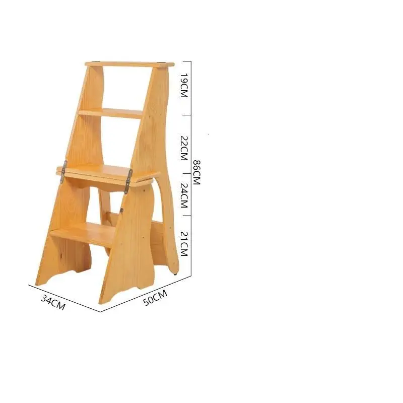 Оттоманский маленький складной внутренний стул Sgabelli Cucina Escalera Para Cocina Scaletta Legno Escaleta