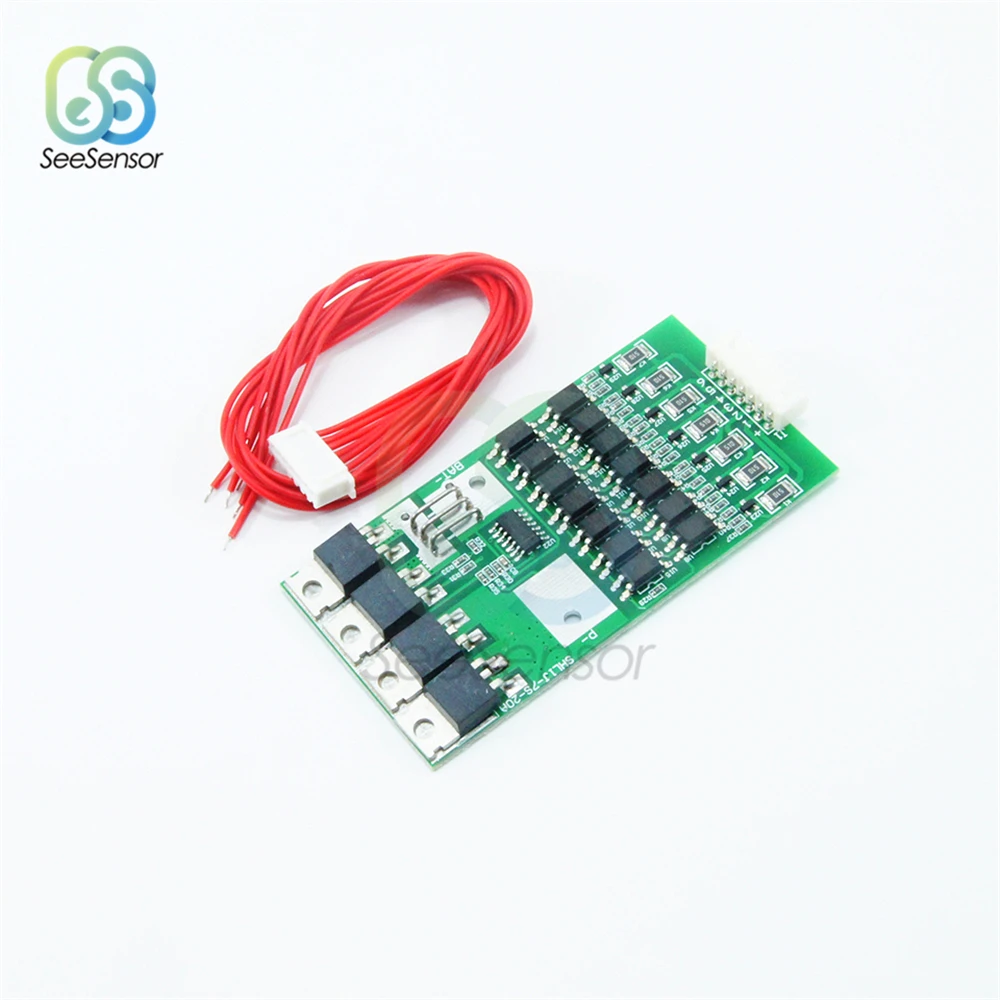 Защитная плата 7S 20A 4 2 в для литиевой батареи 18650 литий ионные BMS пакеты PCB