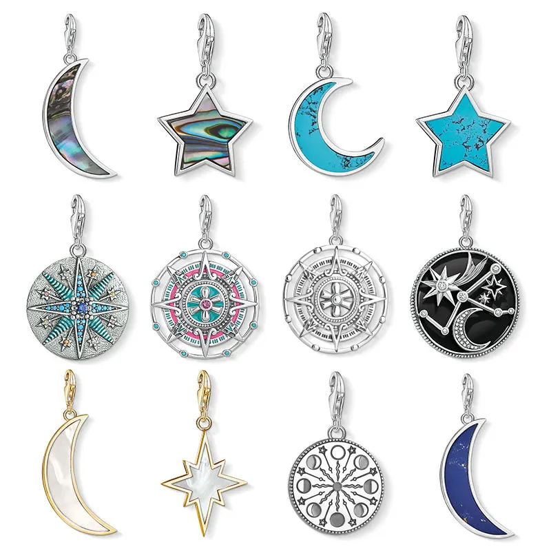 

Кулон из серебра 925 пробы с календарем и звездами