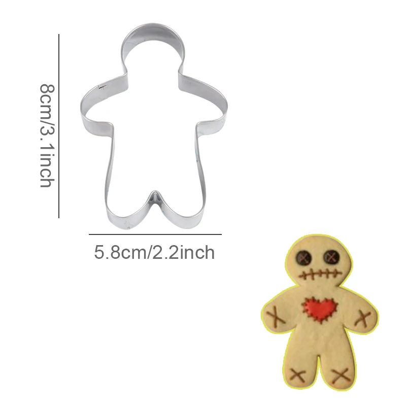 Набор резцов для печенья на Хэллоуин DIY тыква призрачная летучая мышь форма