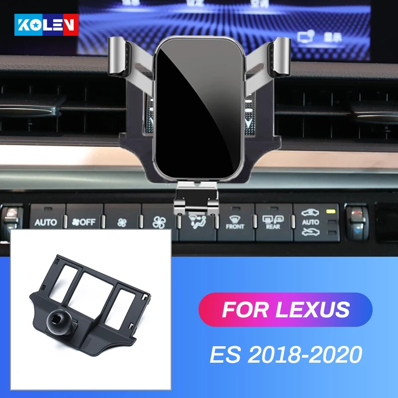 

Car Mobile Phone Holder For Lexus ES200 ES250 ES260 ES300H 2018 2019 2020 Car Air Vent Mobile Phone Stand GPS Mount Cradle Clip