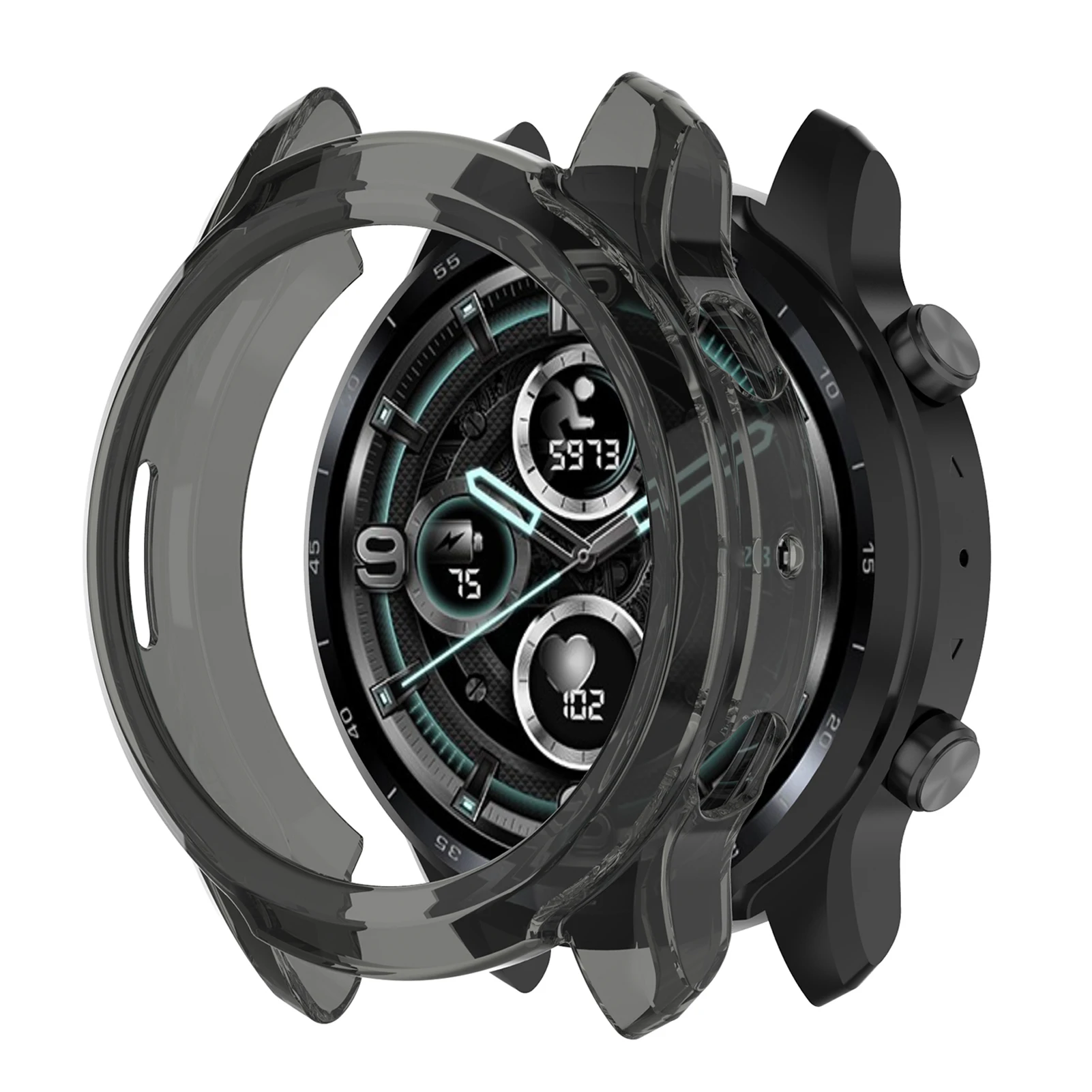 Смарт часы легкий мягкий защитный чехол для Ticwatch Pro 3 часов ТПУ бампер тонкий