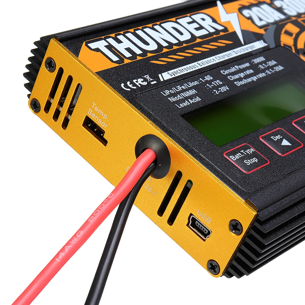 HOTA Thunder 250 Вт 10A DC балансирующее зарядное устройство Dis с адаптером питания для
