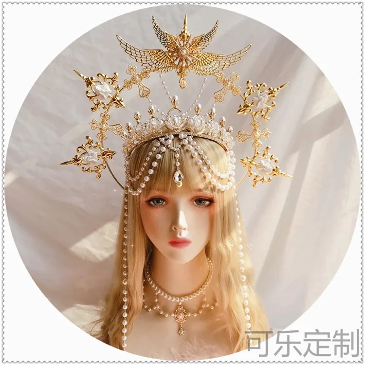 Лидер продаж великолепная цепь корона для волос аксессуары Косплэй девушка