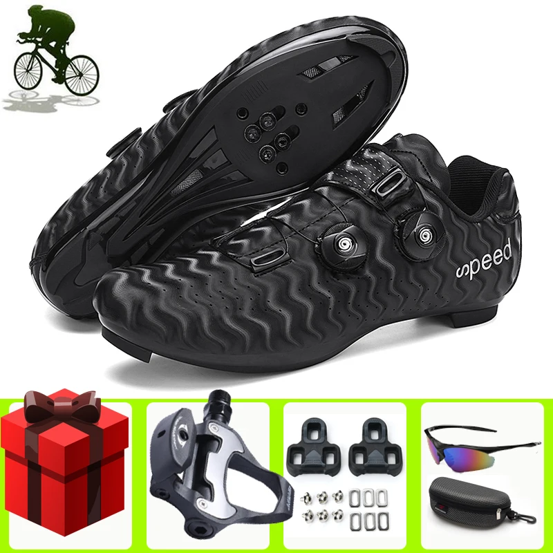 

2021Road Cycling Shoes Professional Athletic Bicycle Shoes Men Women Love's Self-Locking Bike Sapatilha Ciclismo Sports Shoes
