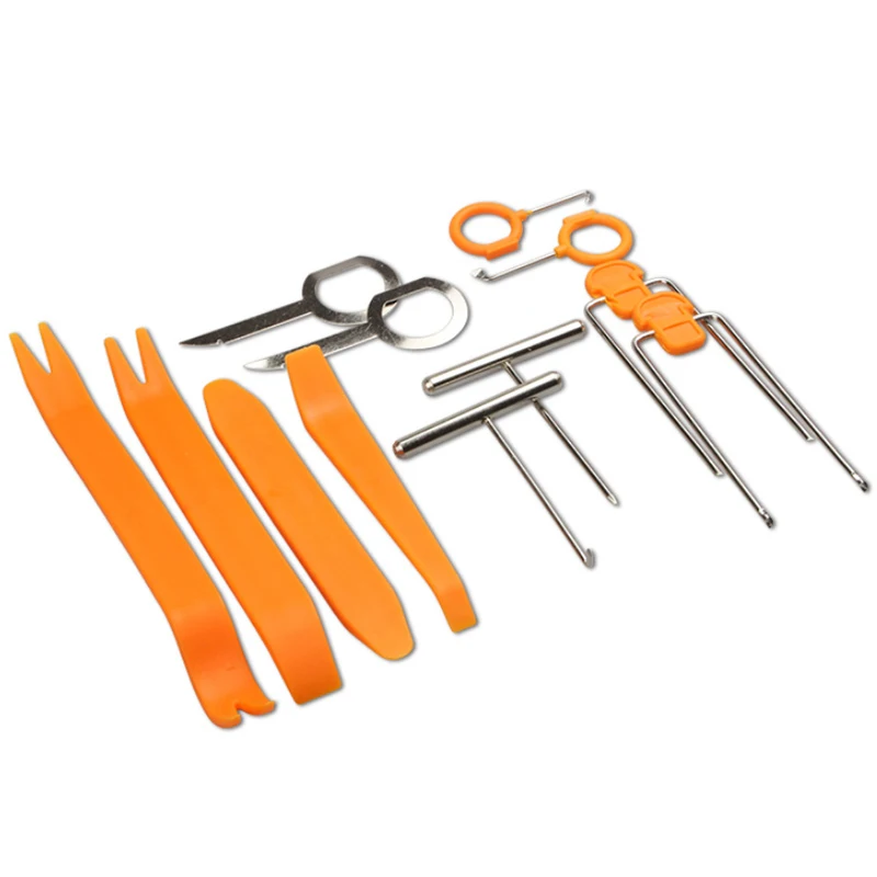 12Pcs Professional Automobile Audio Door Clip Panel Trim Dash Auto Radio Removal Tools for Honda civic crv fit accord fiat doblo |