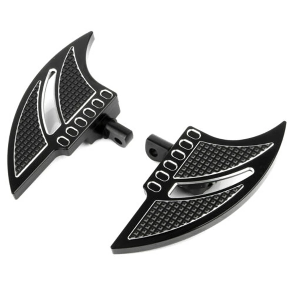 

CNC Black Floorboard Passenger Tomahawk Floorboard H-D Male Mount For Harley 883