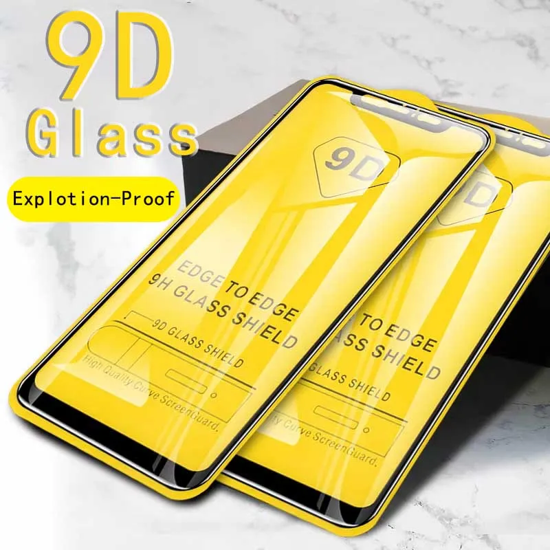 9D Full Cover Tempered Glass For Samsung Galaxy  A52 A51 A72 A32 A12 Screen Protector For A71 A50  A20S A70 A20 S20 FE M51 M31