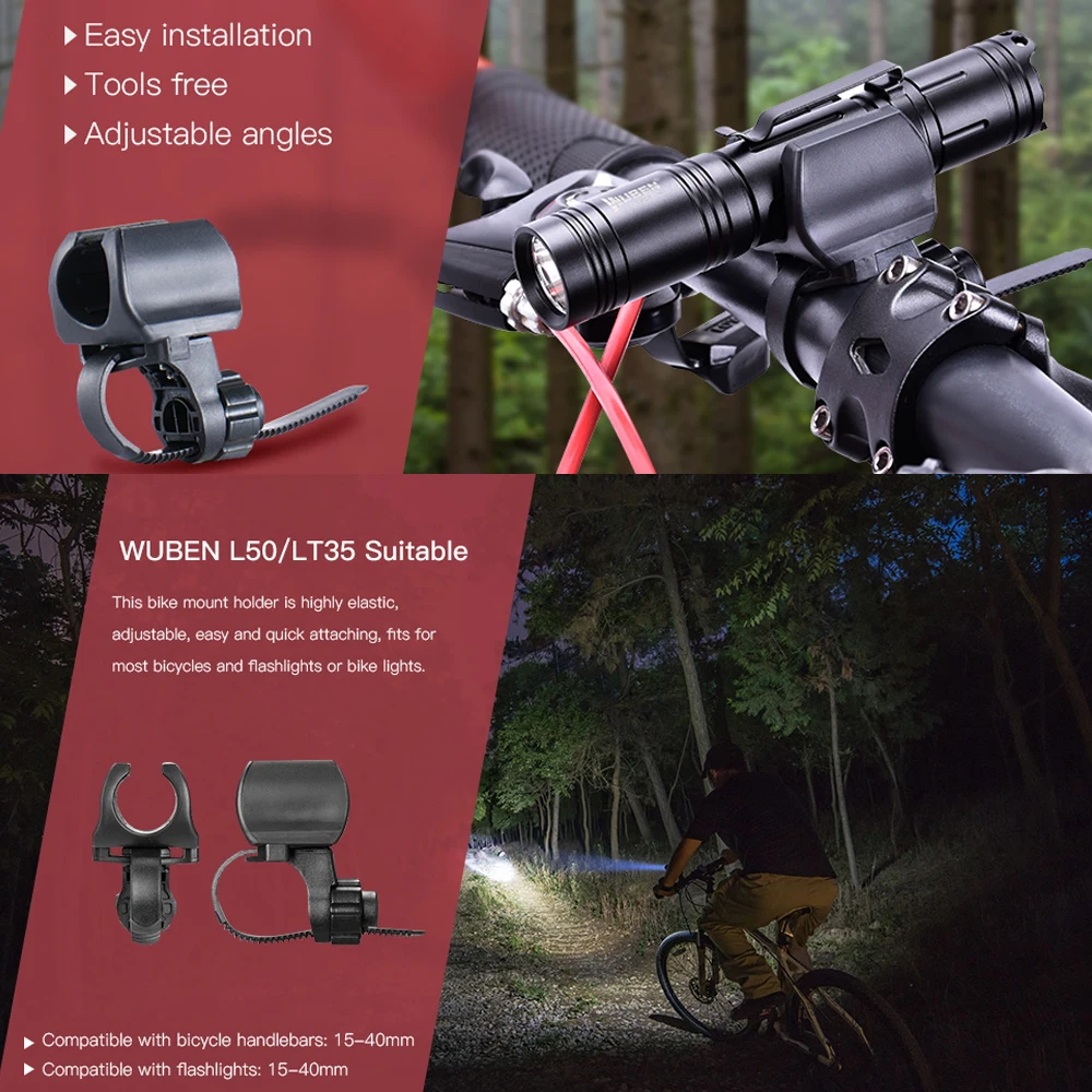 Держатель светильник ря универсальный велосипедный светодиодный