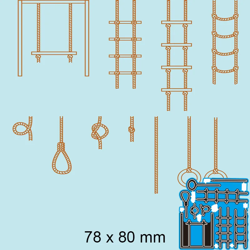 Режущие штампы веревка игрушки новая модель тиснение бумага альбом карта