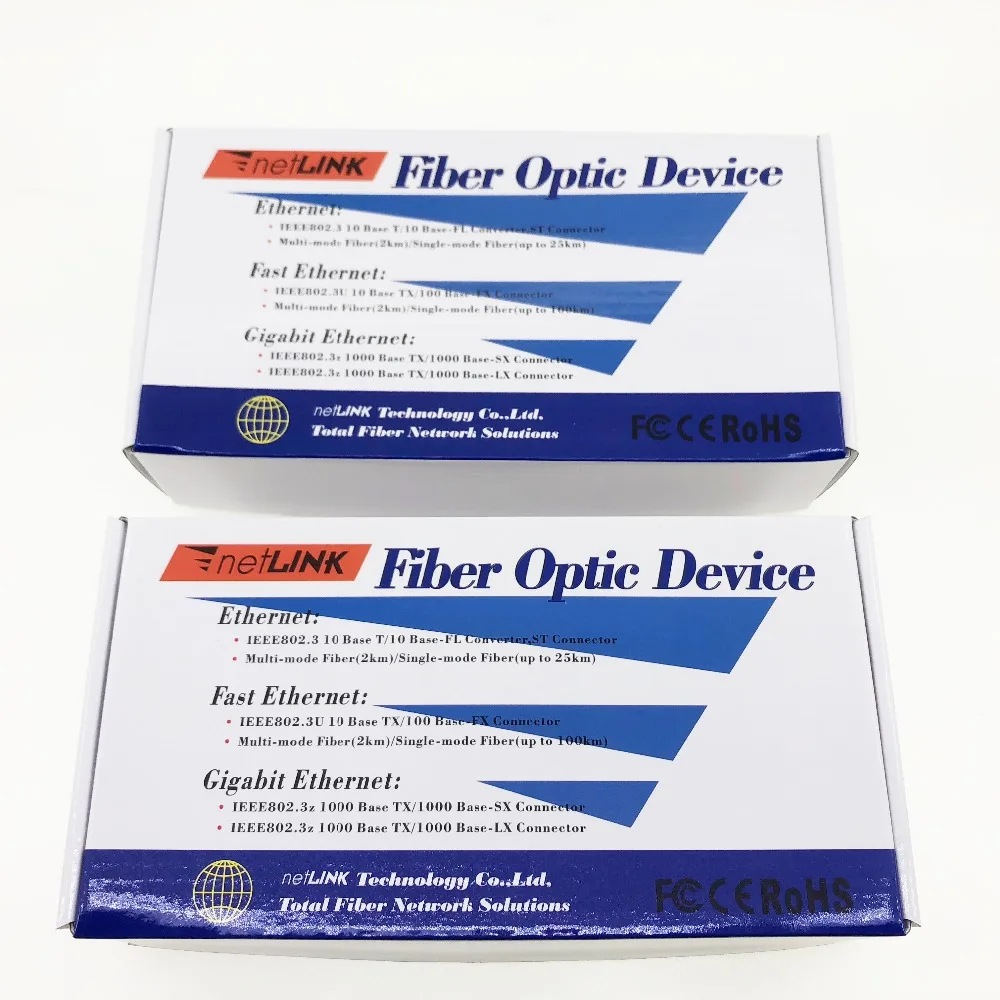 HTB-3100 NetLink Singlemode Fiber Converter 25km SC 10/100M Media Converter Optical Fiber Transceiver