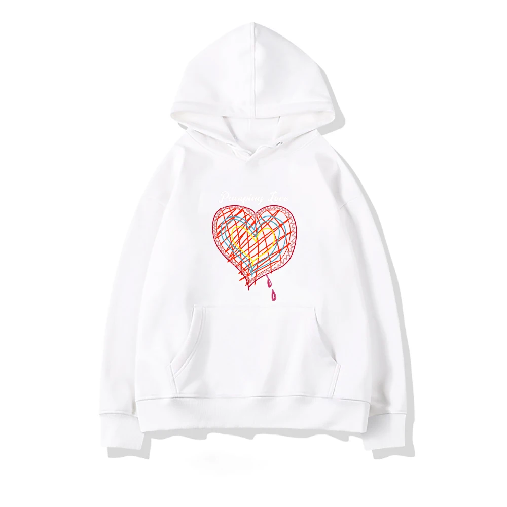 

Толстовка Женская с принтом Love, брендовая Удобная Повседневная худи, худи в стиле хип-хоп, худи с креативным дизайном, осенняя свободная оде...