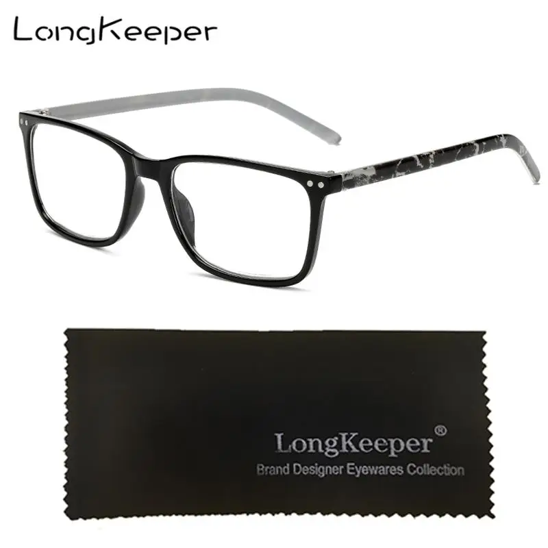 Очки для чтения LongKeeper прямоугольные дальнозоркости мужчин и женщин|Женские очки