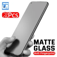 no fingerprint matte screen protector for xiaomi poco x3 nfc x2 m2 m3 f2 pro tempered glass redmi 9 9a note 9s 8t 8 7 10 11 pro