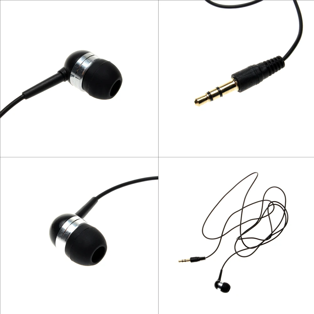 Односторонние моно наушники 3 5 мм вкладыши гарнитура для телефона Mp3 рации