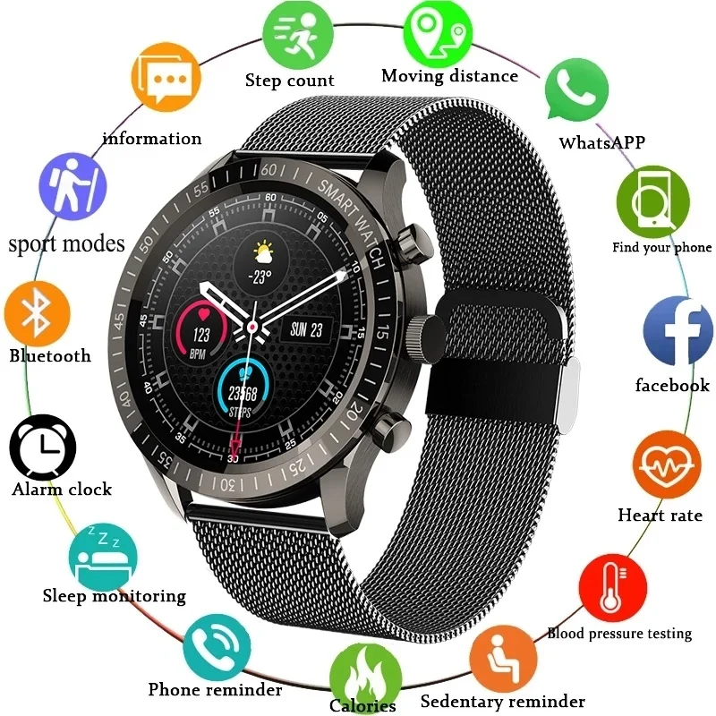 

Новинка 2021, мужские Смарт-часы 360*360 Hd, Bluetooth, Смарт-часы для IP68, водонепроницаемые часы, спортивные часы для Huawei, Android, ios +