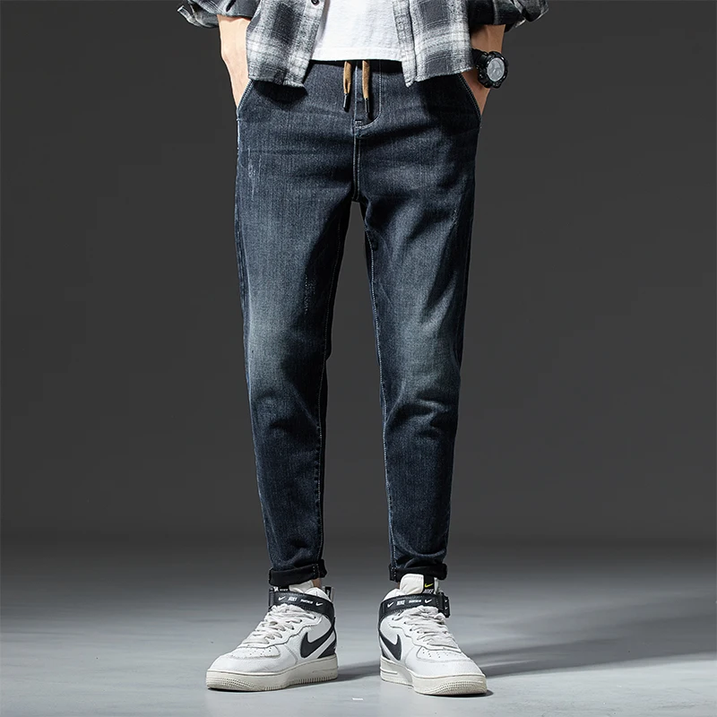 

New 2021 Popular Jeans for Men Trousers Cargo Denim Overalls Baggy Wide Leg Oversize Men's Pants