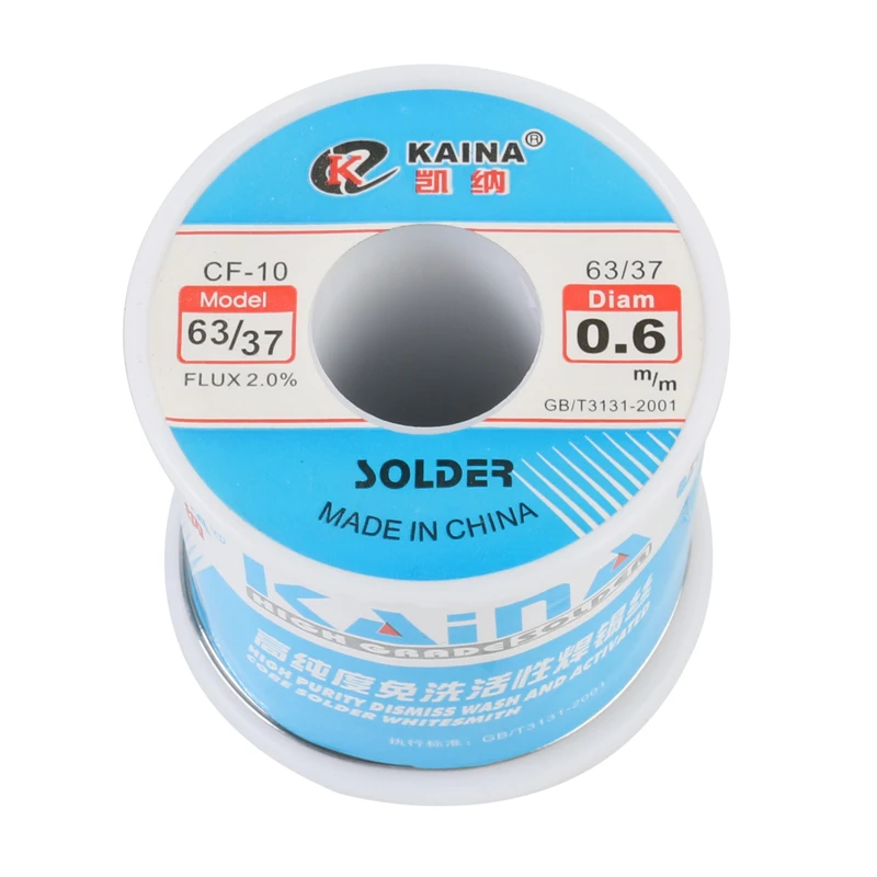 KAINA 0,4/0,5/0,6/0,8/1 мм 450g проволочного припоя 63/37 свинцово-оловянные оловянный припой припоя канифольное ядро припоя Пайка с флюсом сварки