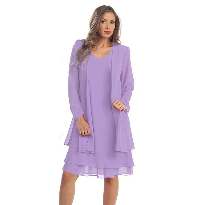 Комплект из 2 предметов, 5XL размера плюс, женский костюм, платье с длинным рукавом, свободные белые вечерние шифоновые миди платья, вечернее платье большого размера 4XL Vestidos