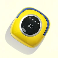 special yellow 72w rechargeable nail lamp s40 wireless nail art lamp gel polish dryer machine cordless nail uv led lamp