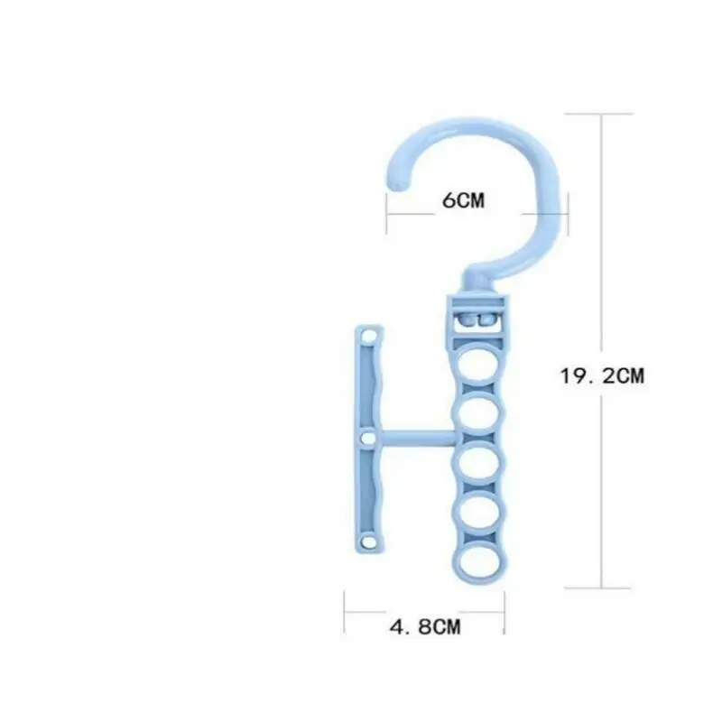 Креативная ручка для ремня с 5 отверстиями вращающаяся на 360 ° вешалка крючок