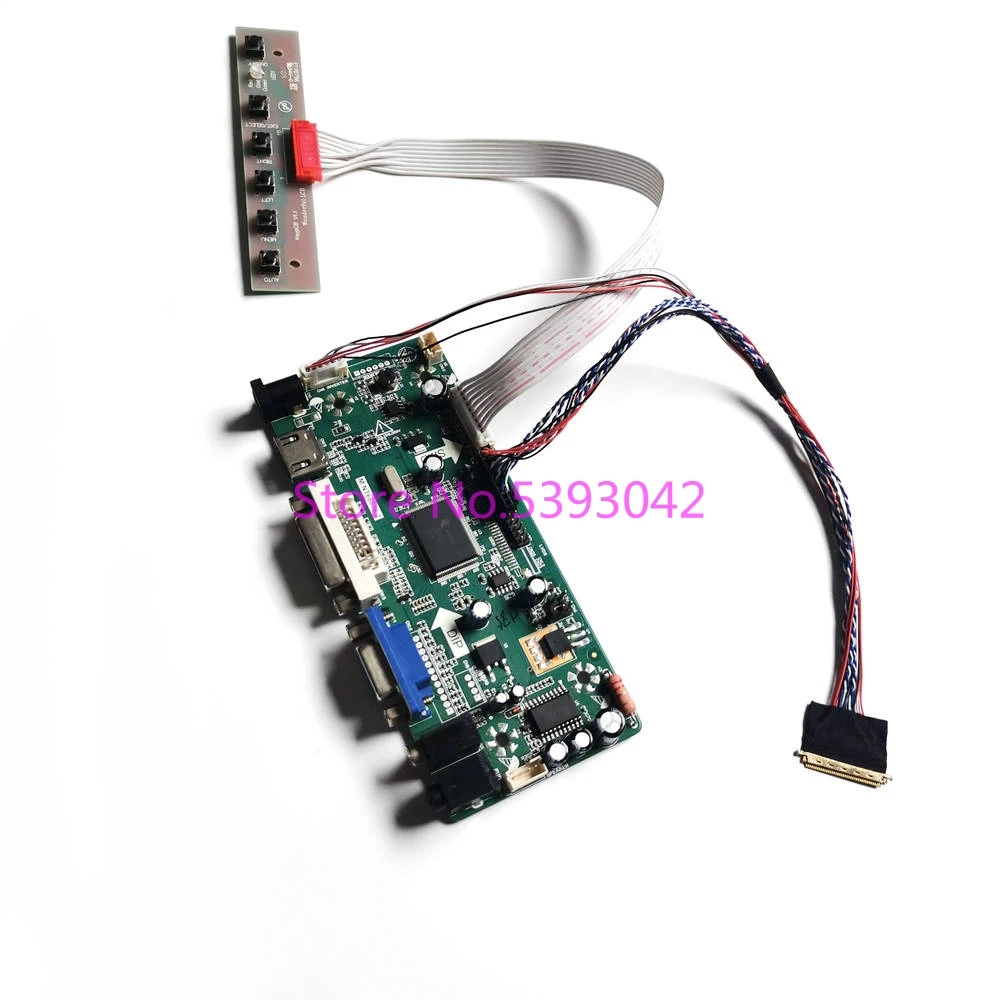 

Fit LP156WH4 (TL)(A1)/(TL)(B1)/(TL)(C1)/(TL)(C2) 40-Pin LVDS VGA DVI LCD Panel 1366*768 WLED M.NT68676 Controller Board Kit