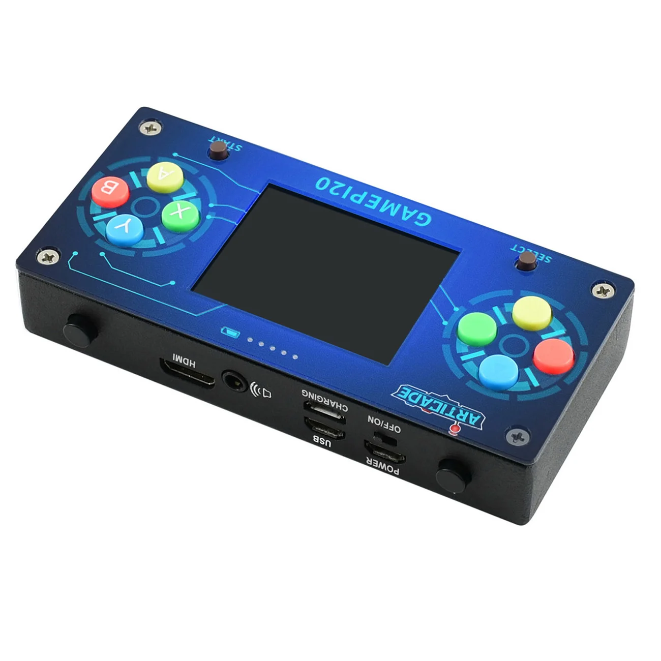 Мини портативная игровая консоль для Raspberry Pi Zero W Wh с модифицированной волной Gamepi20