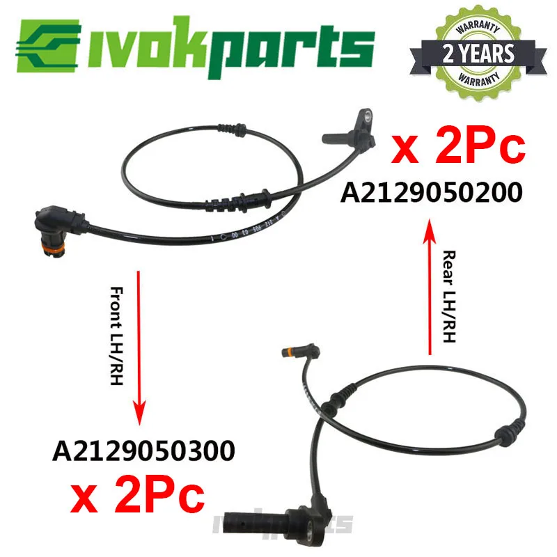 Передняя и задняя оси L/R X2 ABS датчик скорости колеса для C218 S212 W212 X218 E 200 220 250 300 350 500 63