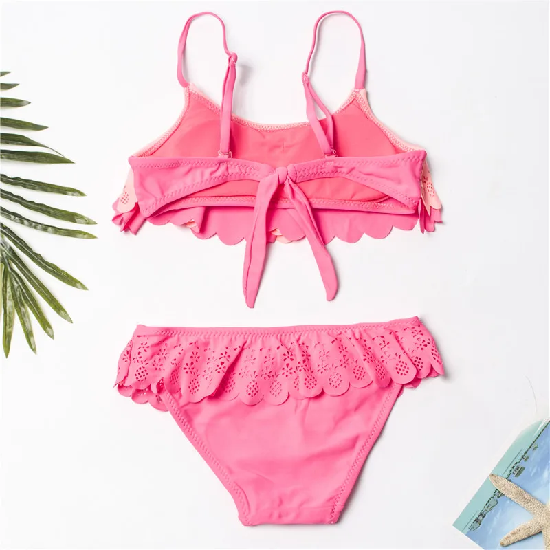 Комплект бикини Falbala для девочек купальный костюм с дырками 2020 детский