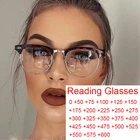 Очки для чтения унисекс, классические, в металлической оправе, с защитой от сисветильник света, от 0 до + 6