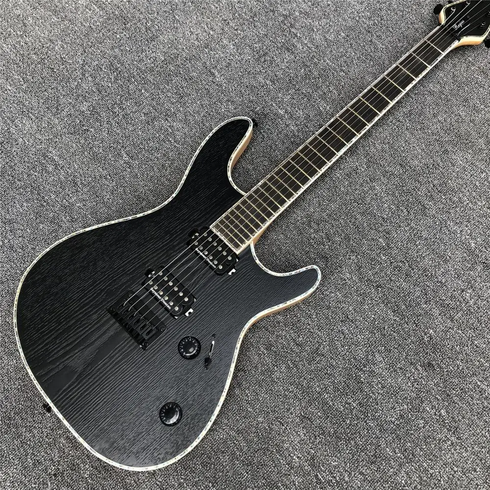 Черный 6 Строки Электрогитары массаж шеи обтягивающий прозрачный кружевной