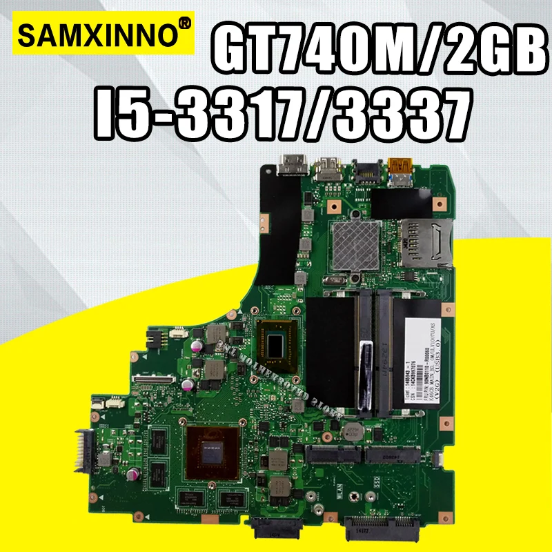 K46CB Материнская плата ноутбука I5-3317/3337 GT740M для ASUS A46C S46C E46C K46CB K46CM Тесты материнская плата K46CB материнская плата Тесты ОК