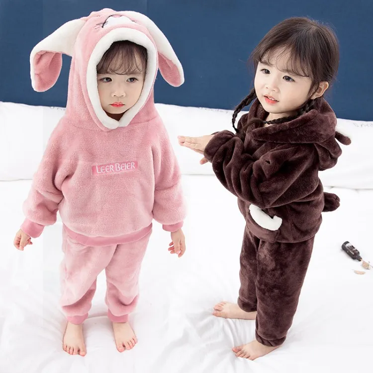 Милые комплекты одежды С Рисунком Тигра для девочек бархатные толстовки с