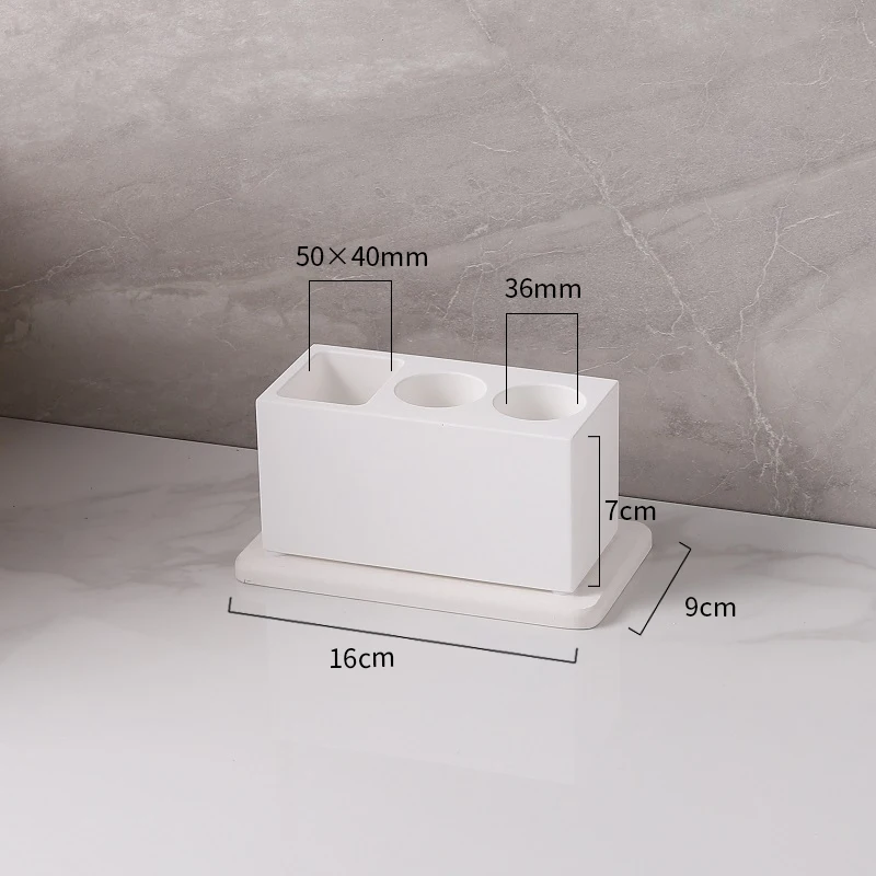 toothpaste electric toothbrush stand holder bathroom accessories storage box organizer with absorbent pad free global shipping