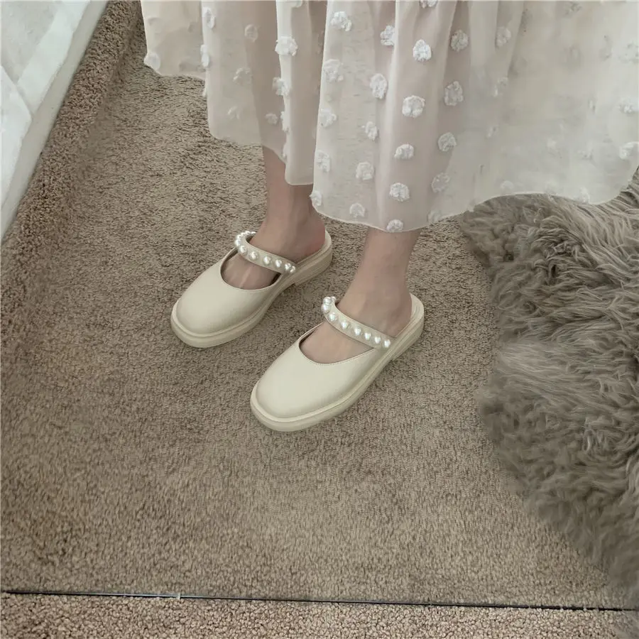 Новое поступление Винтажная обувь Мэри Джейн в японском стиле с пряжкой Женская